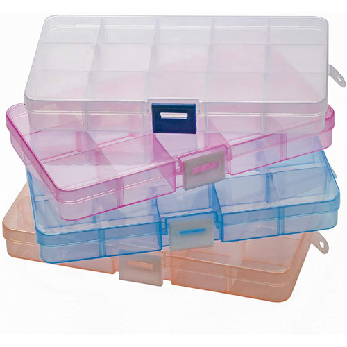 Rebrilliant Plastic Grid Box Storage Organizer Case Wayfair